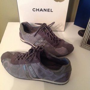 Coach Kathleen Sneakers Gray women shoes size 6.5